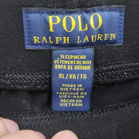 Polo Ralph Lauren Men’s Pajama Joggers XL Navy Allover Polo Bear Print Lounge - Picture 6 of 10